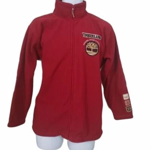 TIMBERLAND Fleece Full Zip Logo Sweater - Boy's - Picture 1 of 6