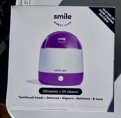 Limpiador ultrasónico + UV Smile Direct Club para dispositivos de cuidado bucal nuevo en caja Foto 1 de 2
