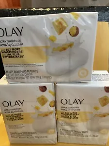 3 Olay Ultra Moisture Outlast Beauty Bar Soap w Shea Butter 3x4 Bars (3.17oz Ea) - Picture 1 of 4