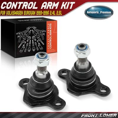 Kit de 2 rótulas inferiores delanteras para Volkswagen EuroVan 1993-1996 L5 2,4 L 2,5 L Foto 1 de 4