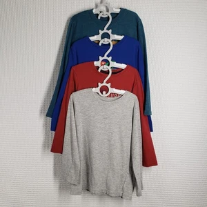 Jungen Langarmshirt Paket Paket XS 4, 5-6 Cat & Jack Primark Sport blau grau - Bild 1 von 24