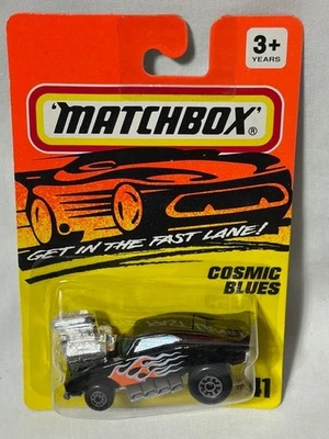 Matchbox #41 Cosmic Blues Dodge Hemi, negro, nuevo en caja, 1/64 Foto 1 de 2