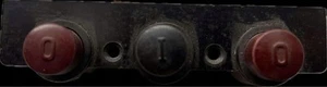Botón de control sin marca N 227 3rzr triple en la carcasa - Imagen 1 de 2