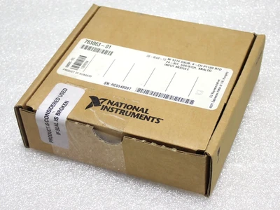 NI 9216 DSUB 8 CHANNEL PT100 RTD ANALOG INPUT MODULE SEALED NEW - Image 1 of 3