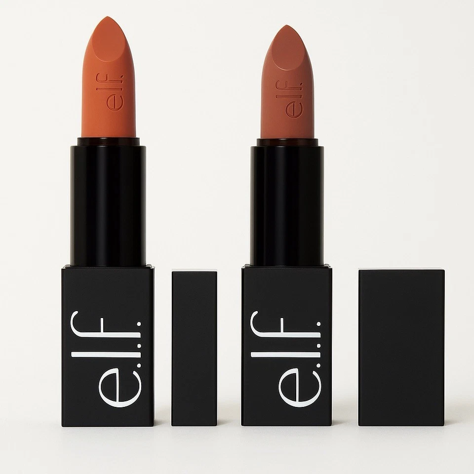 Set Of 2: Drive + No Doubt Of : e.l.f. O Face Satin Lipstick, Richly Pigmented, - Image 1 of 4