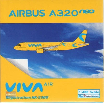 PHX11733 1:400 Phoenix Modelo Viva Air Air Airbus A320neo Reg #HK-5360 'Boomerang' Foto 1 de 2