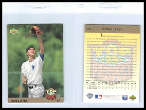 Derek Jeter 1993 Upper Deck Top Prospect #449 RC New York Yankees 724 - Foto 1 di 1