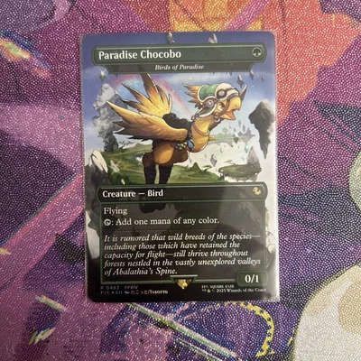 MTG Paradise Chocobo Foil On Hand Pack Fresh MINT!! Final Fantasy Holiday Promo - Image 1 of 3