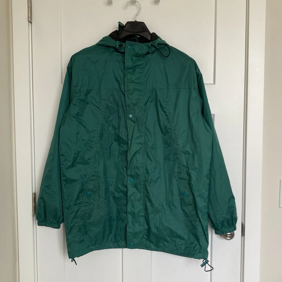 Chaqueta a Presión Impermeable con Capucha Stearns Dry Wear Verde Embalable M/L Foto 1 de 4