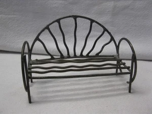 Fairy Garden Vine Bench by Jeremie - Picture 1 of 5
