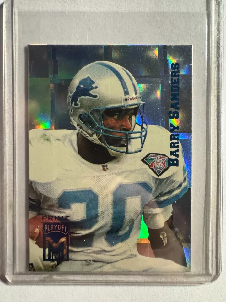 K275,636 -  1995 Playoff Prime Minis #20 Barry Sanders - Image 1 of 1