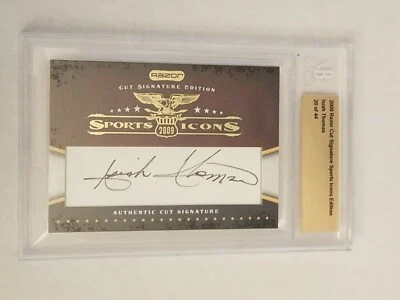 Isiah Thomas 2009 Razor Cut Signature Sports Icon Edition Autograph Auto /44 HOF - Image 1 of 4