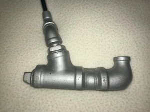 Accesorios de tubería putter tocador tacto terciopelo vintage gris usado - Imagen 1 de 3