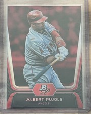 Rare 2012 Bowman Ruby Platinum Moments Albert Pujols Angels Card #68