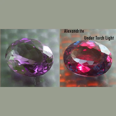 5.26 Ct Russian Czochralski Alexandrite Oval Colorchange #45 Loose Gemstone - Image 1 of 2
