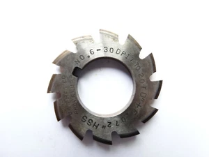 F&D HSS Involute Gear Cutter - 14 1/2 Deg PA - 30DP - #6- 1 3/4" Dia x 7/8" Hole - Picture 1 of 3