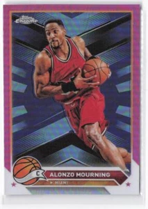 2023-24 Topps Chrome Alonzo Mourning #43 Pink Refractors - Picture 1 of 2