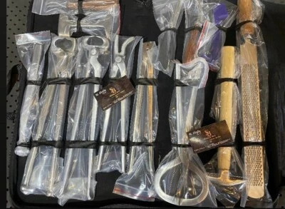 Heavy Duty Professional Horse Care Farrier Tool Kit Hoof Clincher Nipper - Image 1 of 2