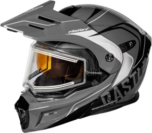 Castle X CX950 V2 Wake Modular Electric Snow Helmet (Gloss Charcoal/Black - LG) - Picture 1 of 4