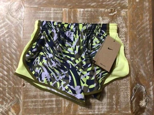 New Nike Dri-FIT Tempo Big Kids' (Girls') Running Shorts XS Green DX4983 - Picture 1 of 2