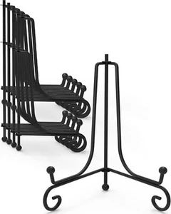 10 Pack 8 Inch Iron Display Stand Foldable Easel Holder for Photo Frame Plates - Picture 1 of 7