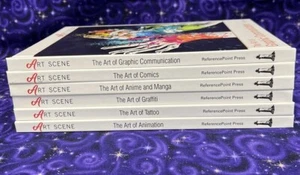 Set Kunstszene Serie Bücher 1-6 HC: Anime, Grafitti, Tattoo, Animation, Comics + - Bild 1 von 8