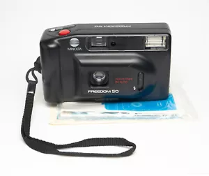 Minolta Freedom 50 35mm Kompakt Point & Shoot Kamera mit Anleitung - Bild 1 von 12
