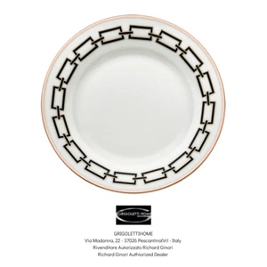Catene Nero - Richard Ginori - 1 Piatto Piano cm 28 - Rivenditore - Imagen 1 de 4