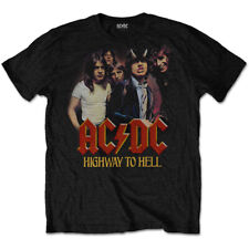 AC/DC Highway To Hell Band Black T-Shirt NEW OFFICIAL