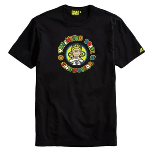 Genuine Valentino Rossi VR46 Superbike Racing MotorGP Doctor Black Men T-Shirt - Picture 1 of 3