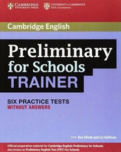 9780521174855 Preliminary for Schools Trainer Six Practice Tests without Answers - Foto 1 di 1