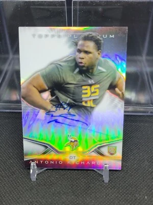 💎 ANTONIO RICHARDSON 2014 TOPPS PLATINUM *SILVER PRIZM* AUTO SP RC 🔥 REFRACTOR - Image 1 of 2