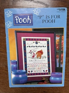 Winnie The Pooh Counted Cross Stitch Booklet P Is For Pooh by Leisure Arts - Picture 1 of 2