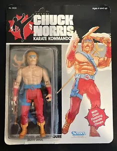 Kenner Chuck Norris Karate Kommandos Battle Gear Vintage MOC Action Figure 1986 - Picture 1 of 11