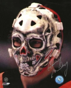 Signed 8x10 GARY BROMLEY Vancouver Canucks Autographed Photo - COA - Picture 1 of 1