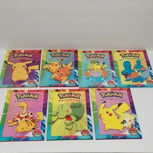 Menge 7 Vintage Pokemon Scholastic Bücher 2004-2005. Pikachu Kostenloser Versand - Bild 1 von 5