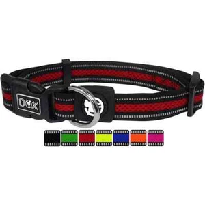 DDOXX Airmesh Dog Collar - Strong and Adjustable Collars Dogs - L Red - Picture 1 of 4