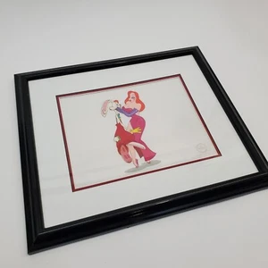 DISNEY Who Framed Roger Rabbit Framed Serigraph Cel 1/5000 Jessica & Roger COA - Picture 1 of 24