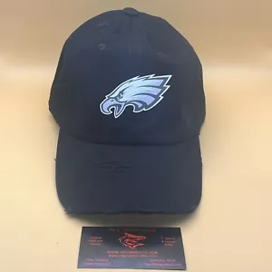 Philadelphia Eagles Black Hat Throwback Black Snapback Hat | 80s Logo | NFL 🏈 - Picture 1 of 7