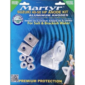 Anode Kit Suzuki 40-50 Horse Power Outboard Martyr Aluminium Salt Water New - Picture 1 of 1