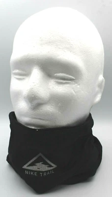 Aquecedor de pescoço Nike Trail adulto unissex OSFM preto/prata - Imagem 1 de 4