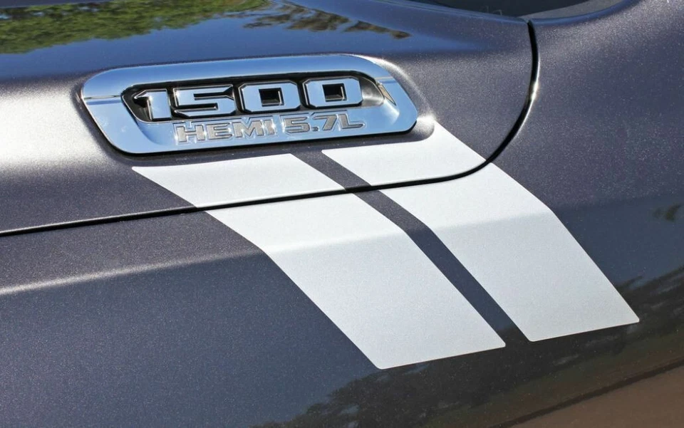 Para todos los modelos de RAM, rayas de hash de capó/guardabarros para 2019-2024 Foto 1 de 1