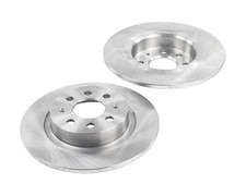 2 x brake disc full Ø 264 mm for Fiat Opel Abarth Punto + van + EVO + 05->