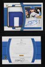 2020 National Treasures Material Signatures Gold /49 Bo Bichette Rookie Auto RC