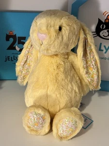 Jellycat Lemon Blossom Bunny – Medium – New With Tags - Picture 1 of 7