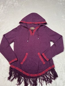 The Alpaca Connection Sweater Size Medium Purple Handmade in Peru - Picture 1 of 7
