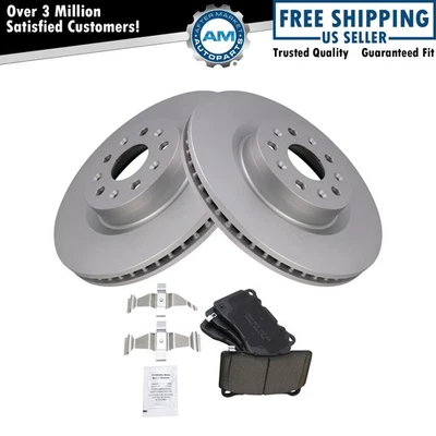 Kit de pastillas de freno delanteras y rotor para Cadillac CT6 2016-2018 CTS 2016-2018 Foto 1 de 4