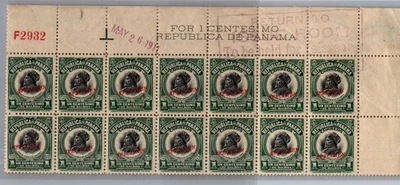 PANAMÁ - ZONA CANAL rareza: 1 espécimen centesimo - placa para circonita cúbica pero carece de exceso Foto 1 de 2