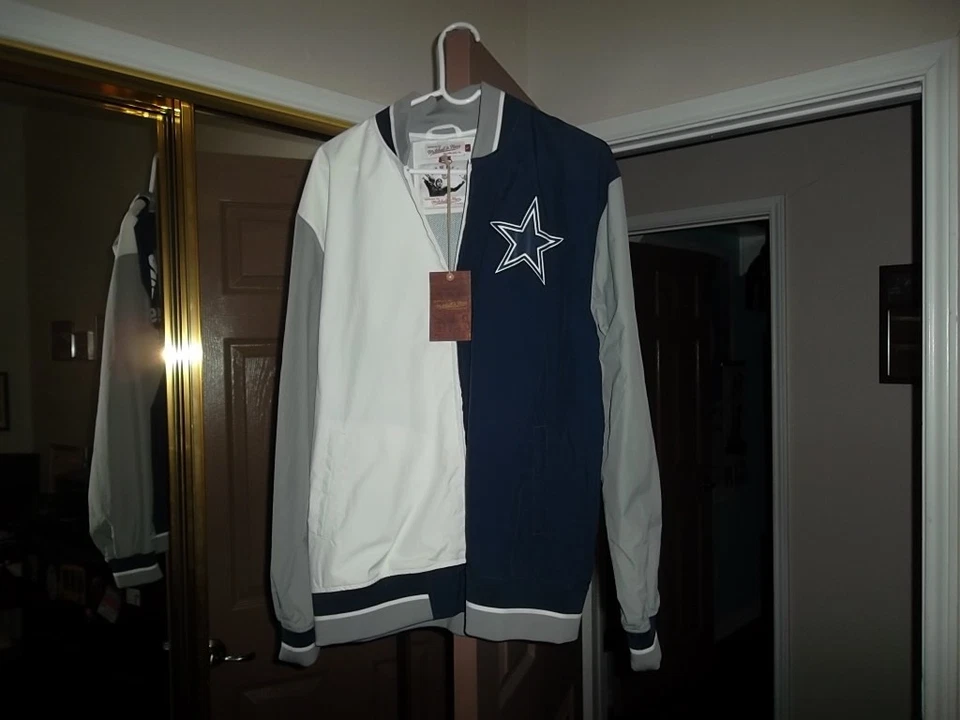 Chaqueta Mitchell Ness Throwback Dallas Cowboy 5 Time Super Bowl Foto 1 de 4