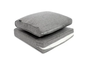 SET cuscini per seduta lounge cuscini per salotto + cuscino per schienale esterno cuscino imbottito - Foto 1 di 5